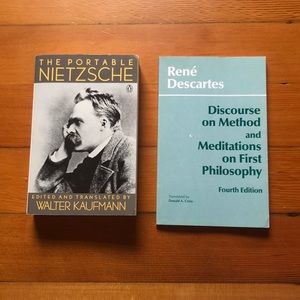 Philosophy Books (Nietzsche & Descartes)